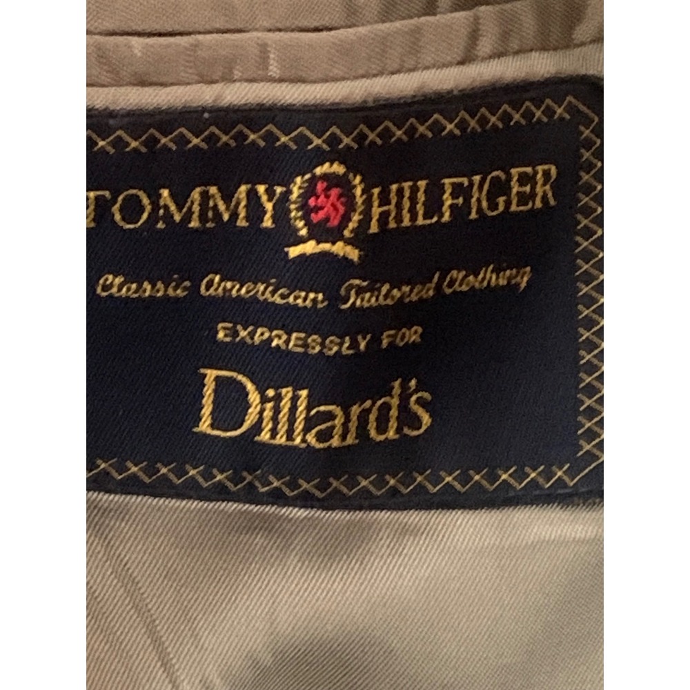 Tommy Hilfiger Mens 42S Grey‎ Glen Plaid Worsted Wool 3-Button Blazer Sport Coat - Picture 15 of 15